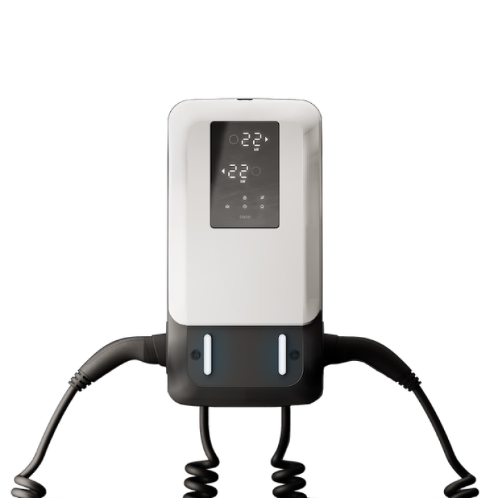 Wallbox Daze Duo T trifase 2 x 22 kW PRESA SOCKET RFID