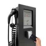 Wallbox V2C POLE 2X trifase 400V/22KW T2 CAVO 5M A PAVIMENTO CONNECT&CHARGE