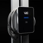 Wallbox V2C TRYDAN PRO monofase 230V/7,4KW CAVO T2 10M